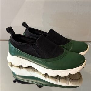 MARNI Green and Black Slip-On Sneakers size 36